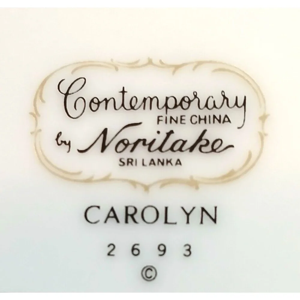 3 Vintage Noritake Fine China Carolyn 2693 Salad Plates 1977-1996